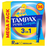 Regular Absorbency Tampons with Compact Applicator x36