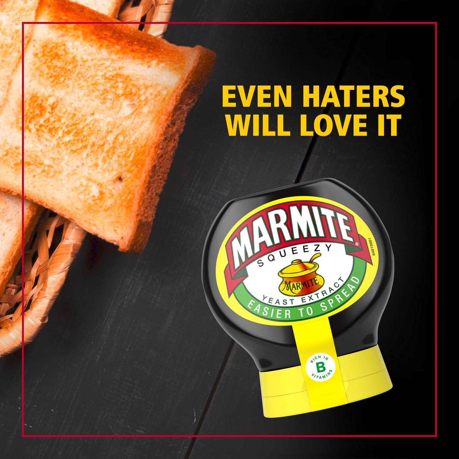 Marmite yeast extract squeezy 200g, imported from the UK