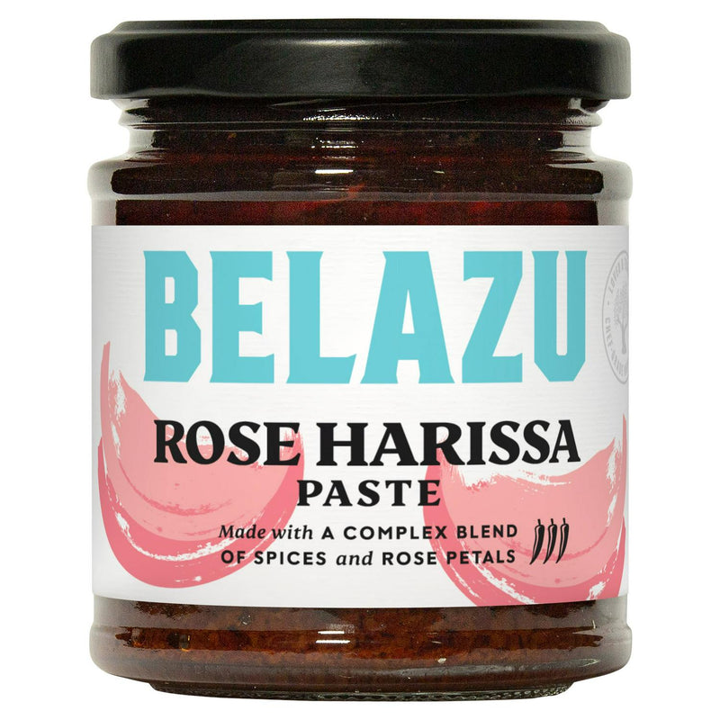 Belazu Rose Harissa Paste with Rose Petals 170g - British product