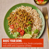 Merchant Gourmet Thai green lentil curry 280g, UK version