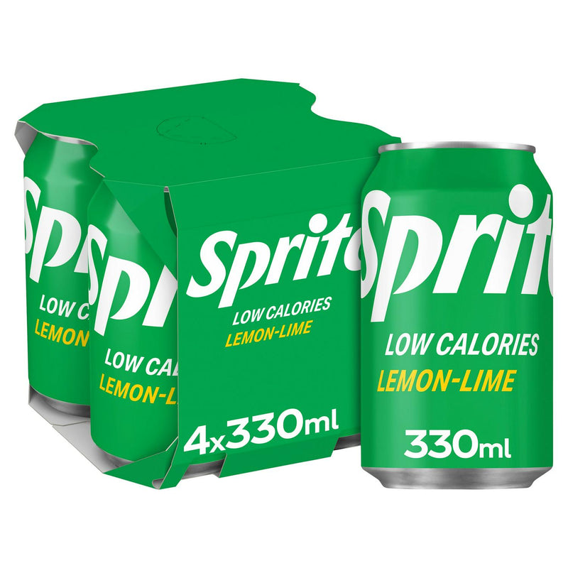 Sprite Lemon Lime Soft Drink 4x330ml (British brand)