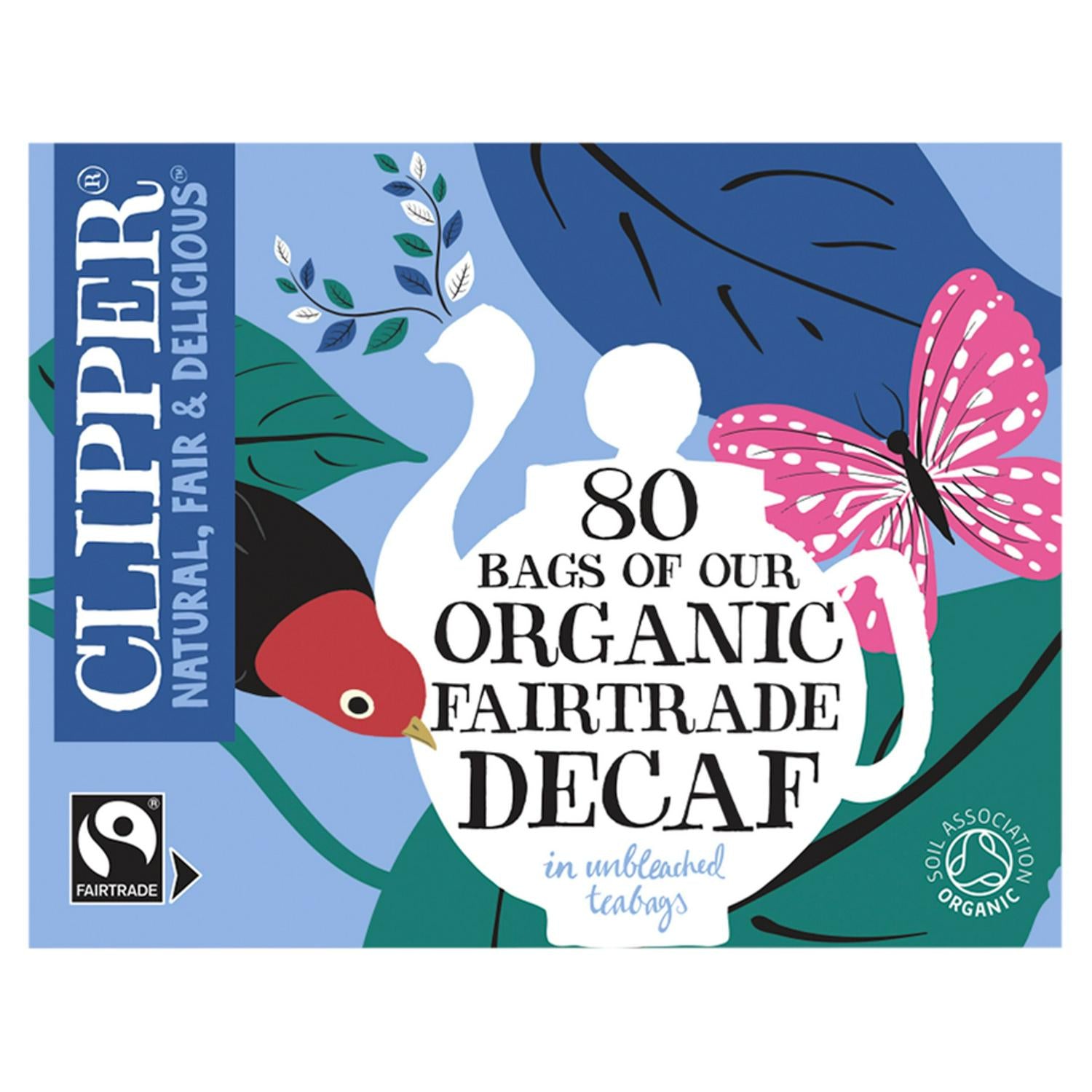 Clipper Organic Decaffeinated Tea Bags 250g - British product