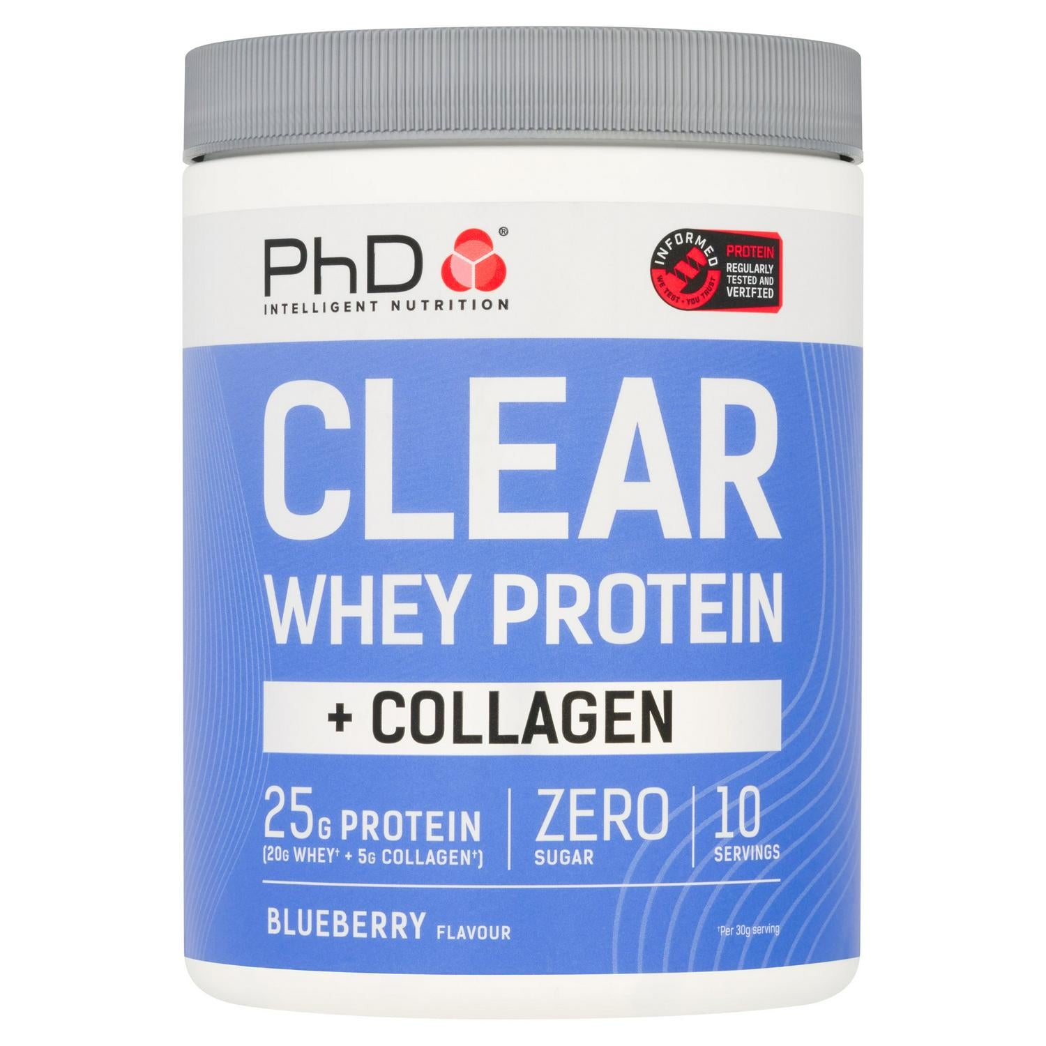 PhD Whey Protein Powder Blueberry Flavour 300g, imported from the UK