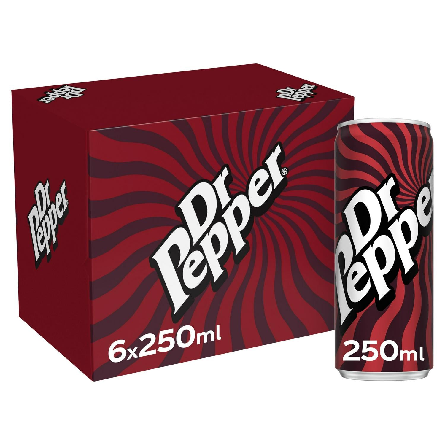 Sparkling Fruit Flavour Soft Drink with Sugar and Sweeteners, 6x250ml