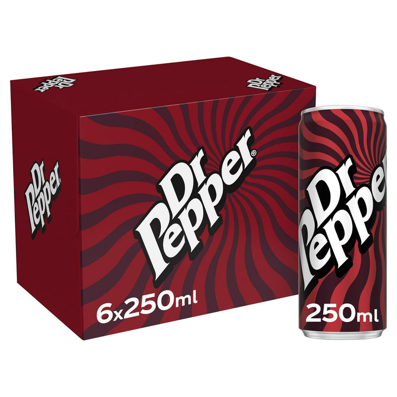 Sparkling Fruit Flavour Soft Drink with Sugar and Sweeteners, 6x250ml