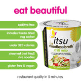 itsu Big Chilli Miso Instant Noodles Pot 98g, UK version