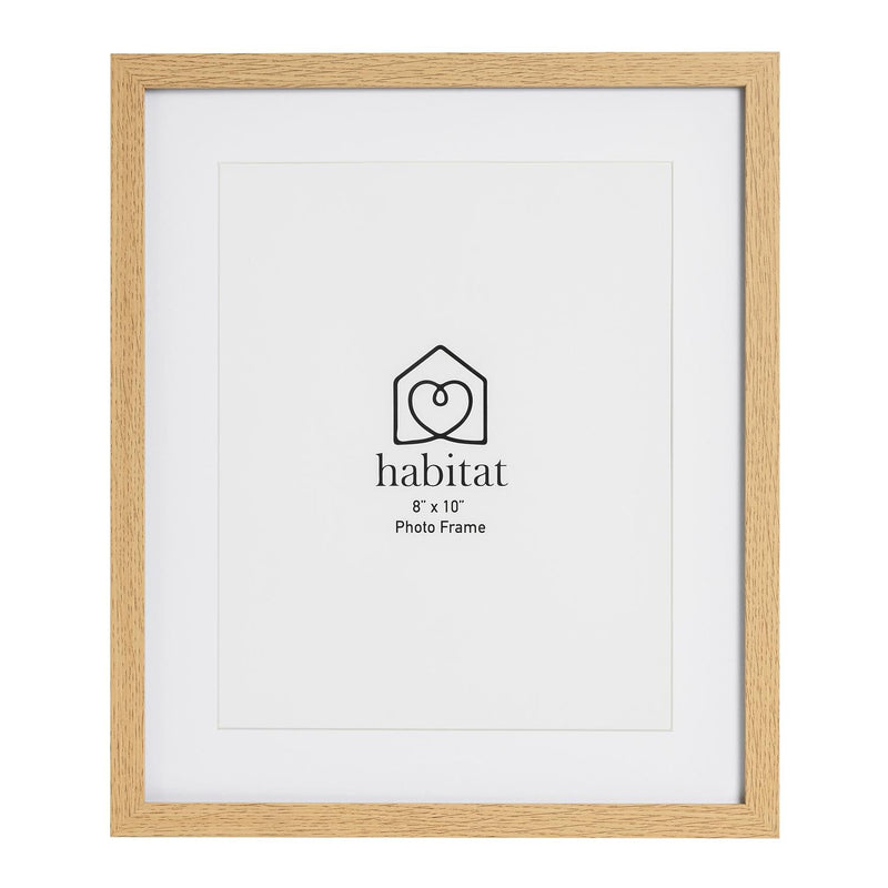 Habitat Oak Effect Single Mount 8x10 inch frame, UK version