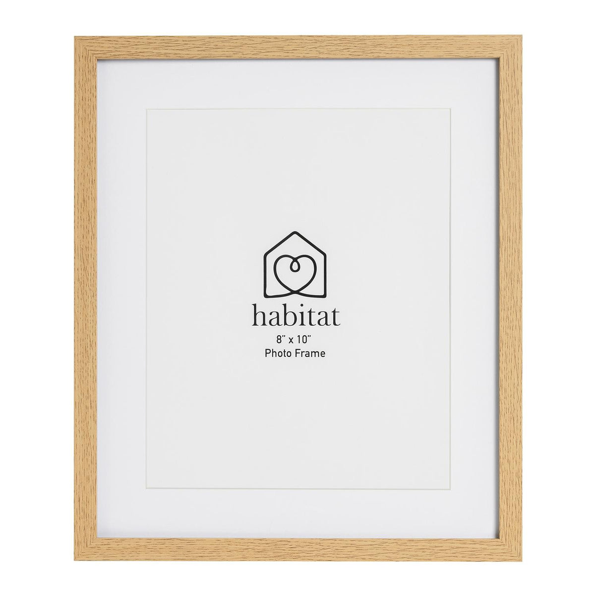 Habitat Oak Effect Single Mount 8x10 inch frame, UK version