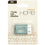 Sainsbury's 9V battery extra long life 1 pack (British brand)