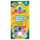 Crayola washable poster paint set 18 pots, imported from the UK