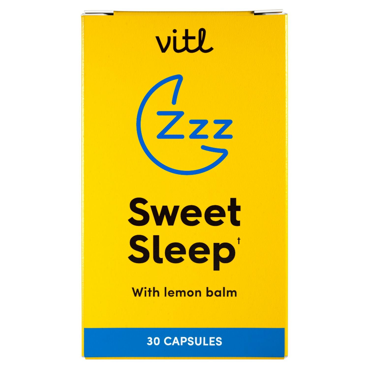 Vitl Sweet Sleep Capsules 30 count (British brand)
