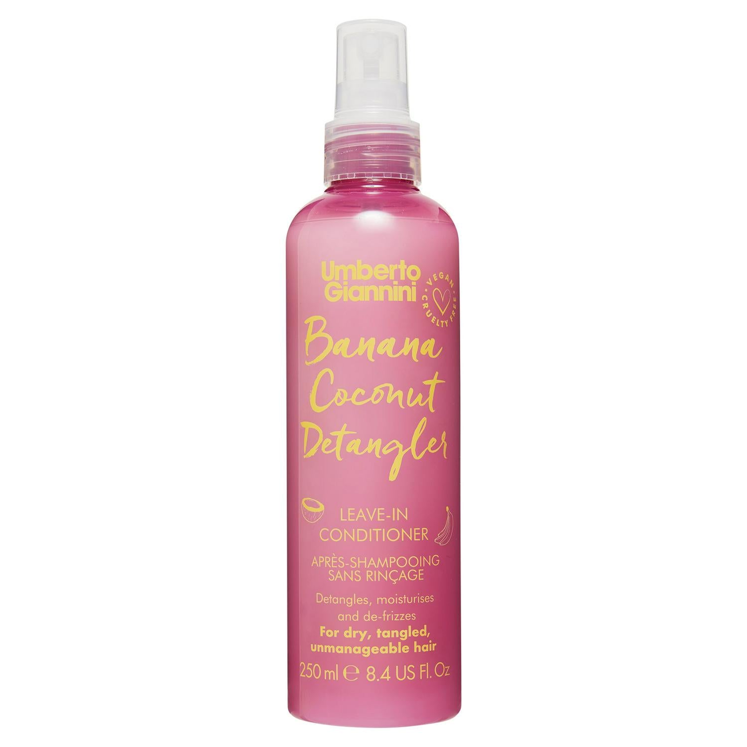 Umberto Giannini Detangler Leave In Conditioner Banana Coconut 250ml (British brand)