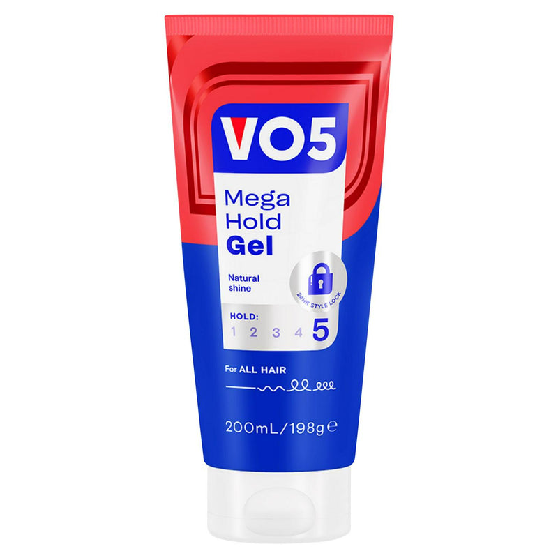 VO5 Mega Hold Styling Gel 200ml (British brand)