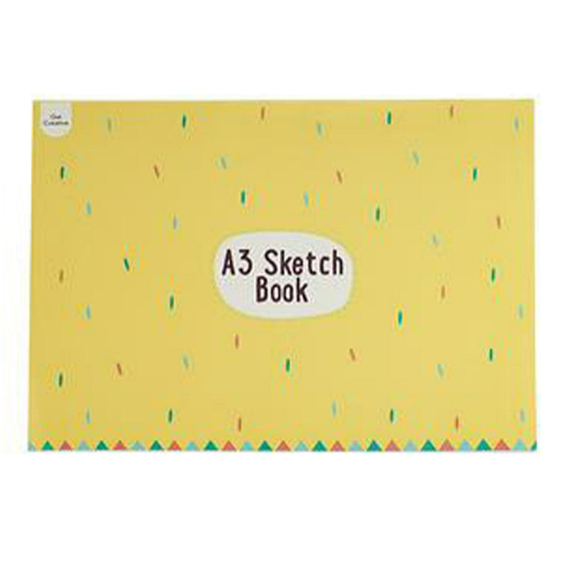 Get Creative A3 Sketch Book with 40 blank pages, UK version