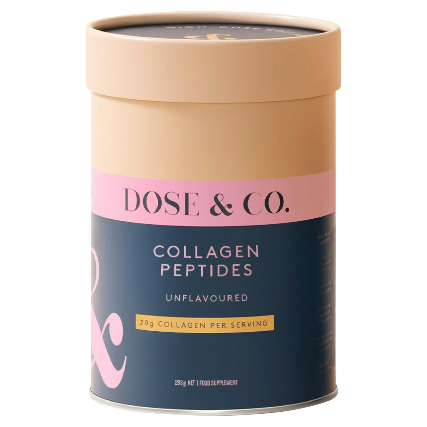 Dose & Co. Collagen Peptides Unflavoured 283g - British product