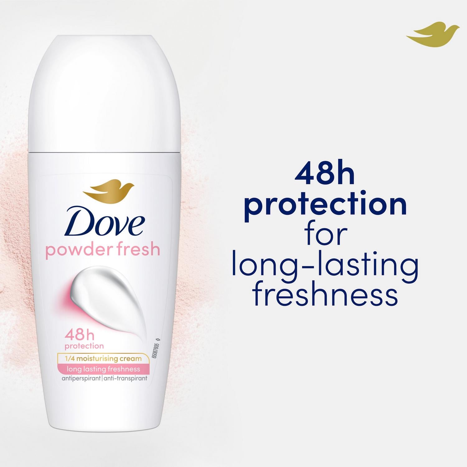 Dove Anti-Perspirant Roll-On Powder Soft 50ml - British product