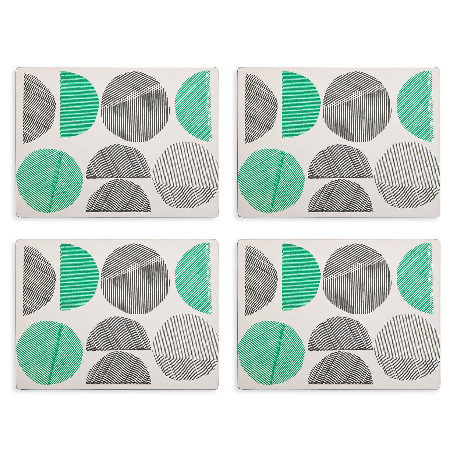 Habitat Linear Circles Placemats Pack of 4, UK version