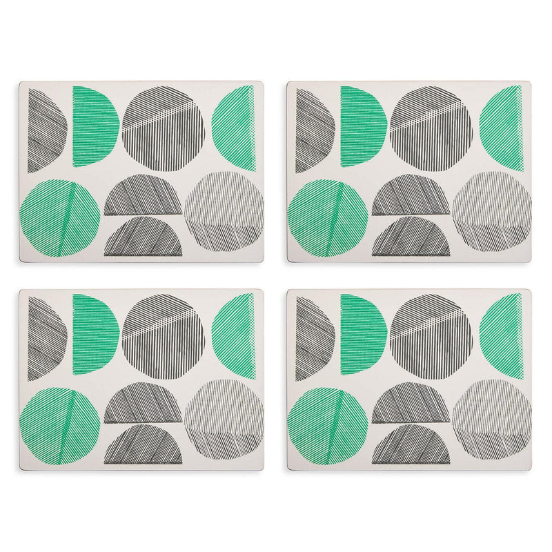 Habitat Linear Circles Placemats Pack of 4, UK version