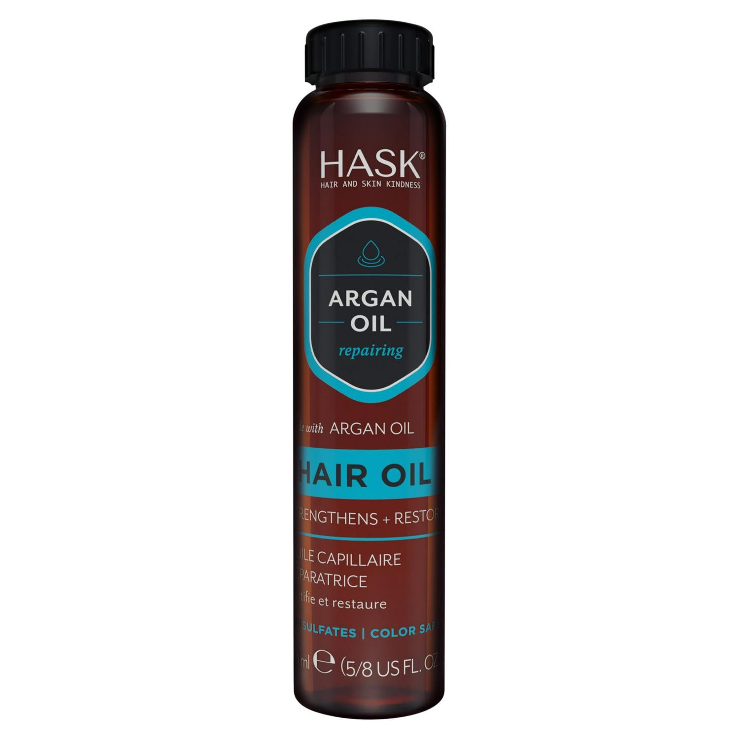 Hask Argan Oil of Morocco repairing hair treatment 18ml bottle, UK version
