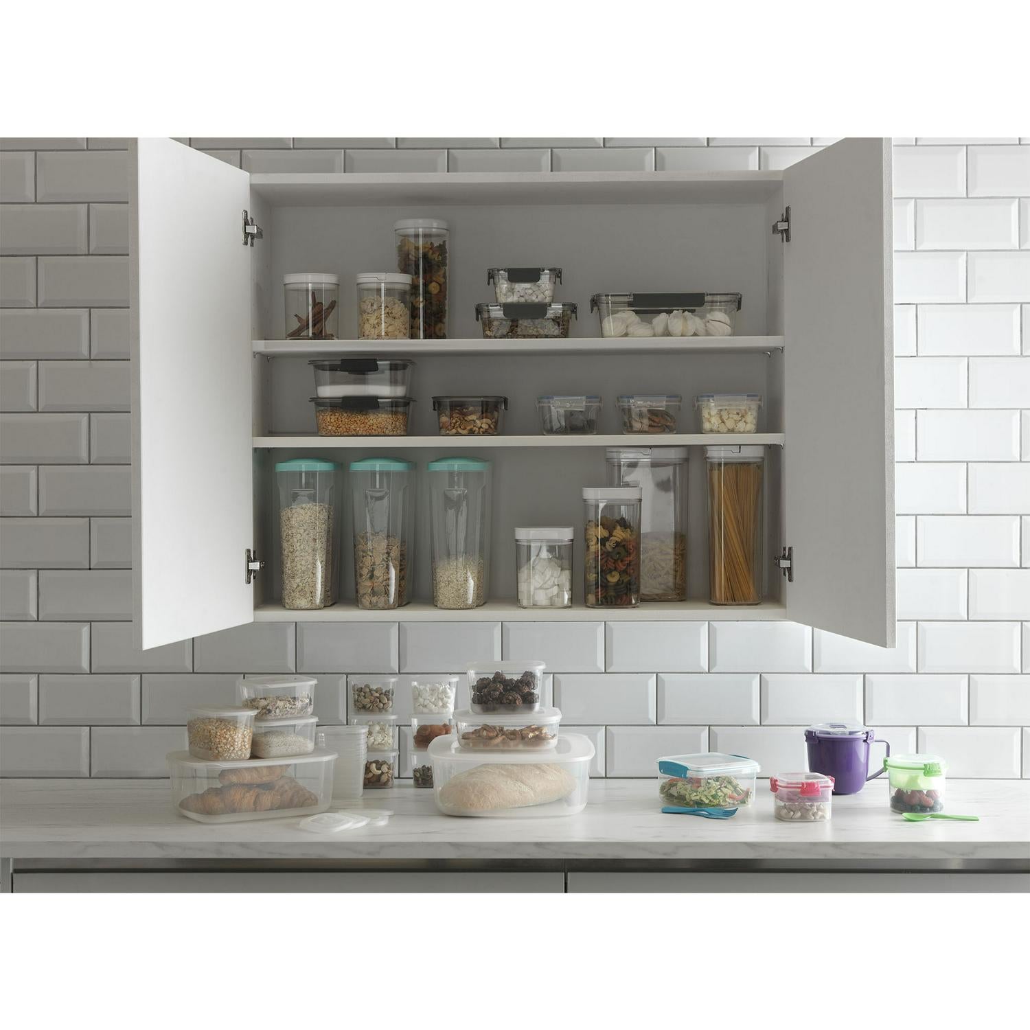Sainsbury's Klip Lock storage containers 900ml 3 pack (British brand)