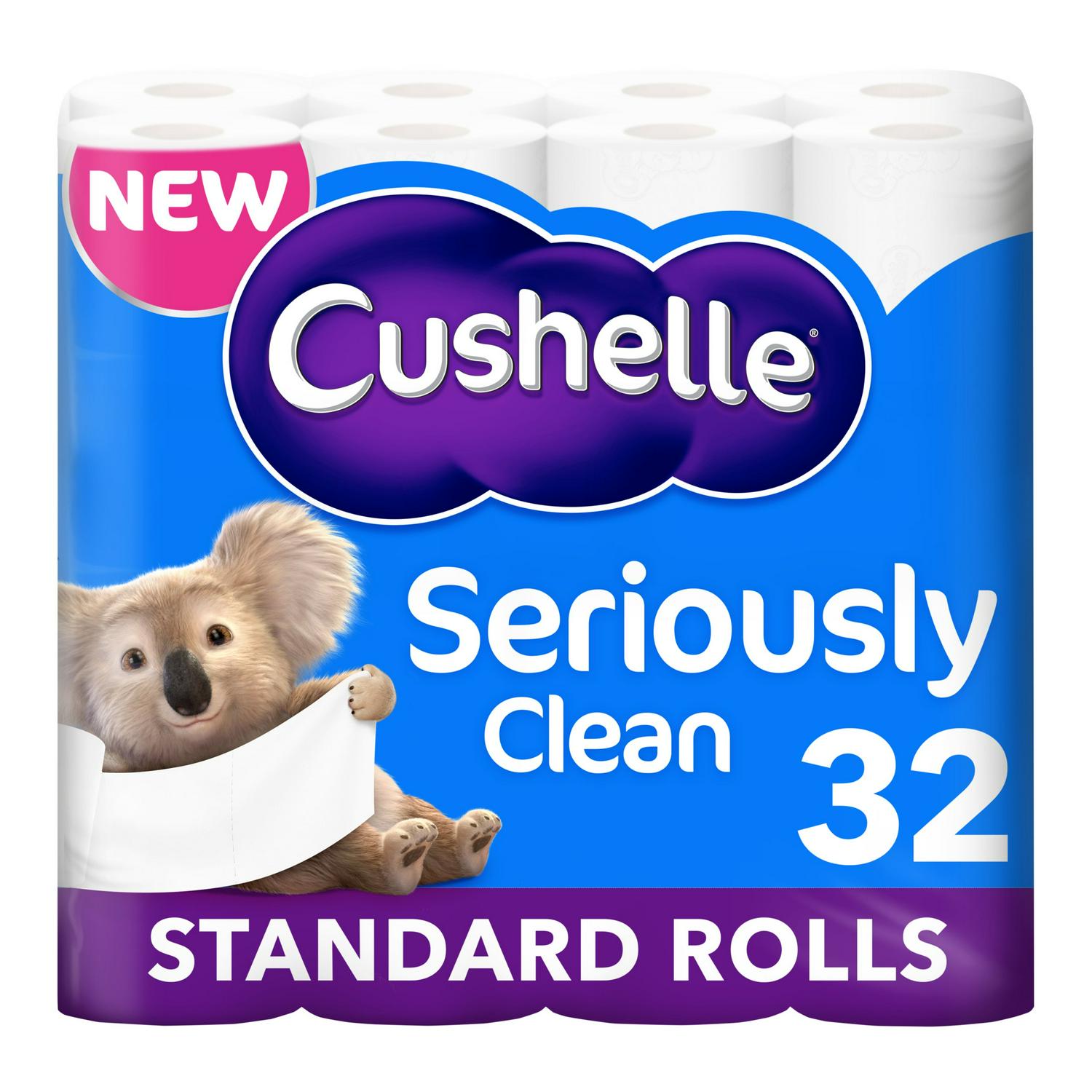 Cushelle Original toilet rolls 32 pack - British product