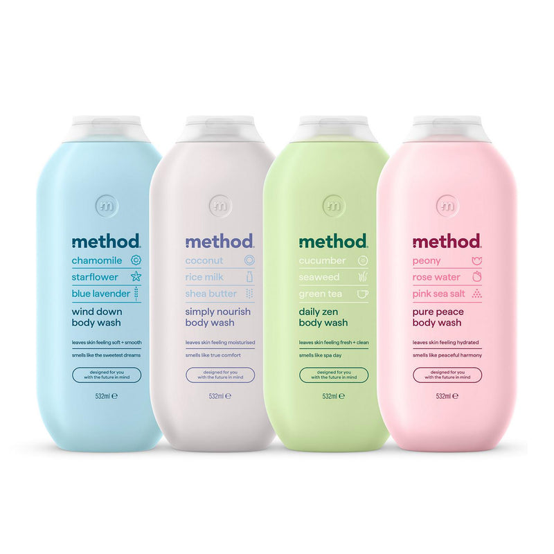 Method Daily Zen Body Wash 532ml, imported from the UK
