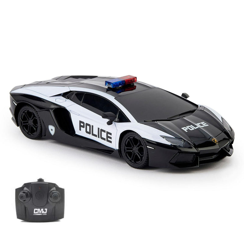 Lamborghini Police Car Remote Control 1:24 Scale, imported from the UK
