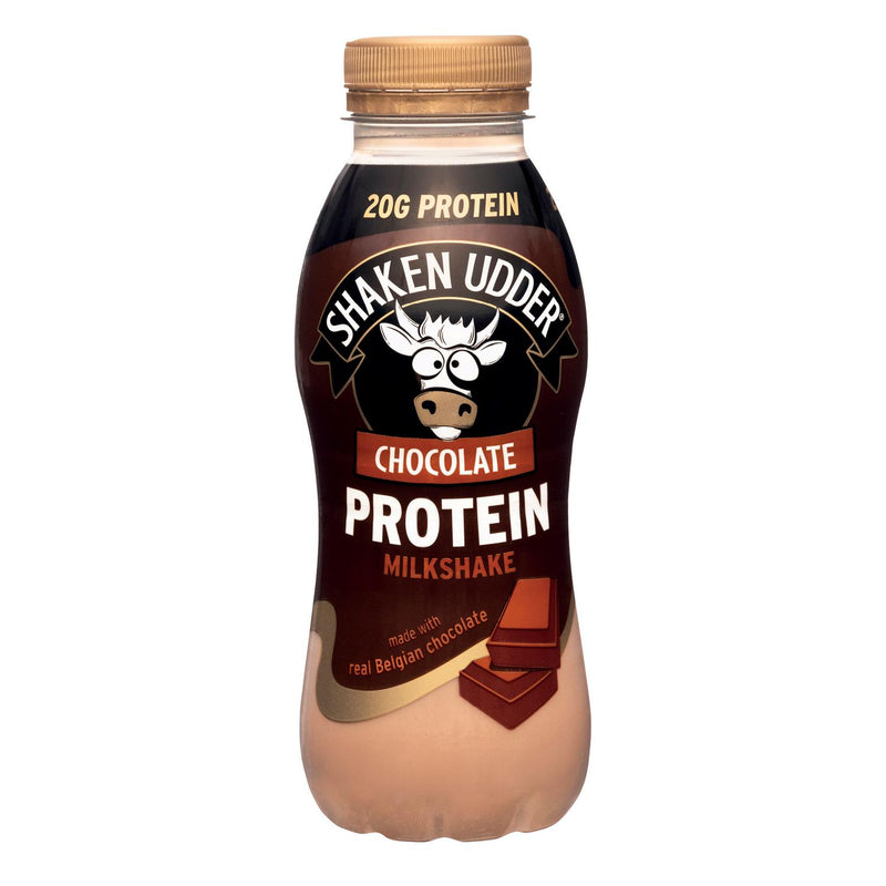 Shaken Udder chocolate protein milkshake 330ml (British brand)