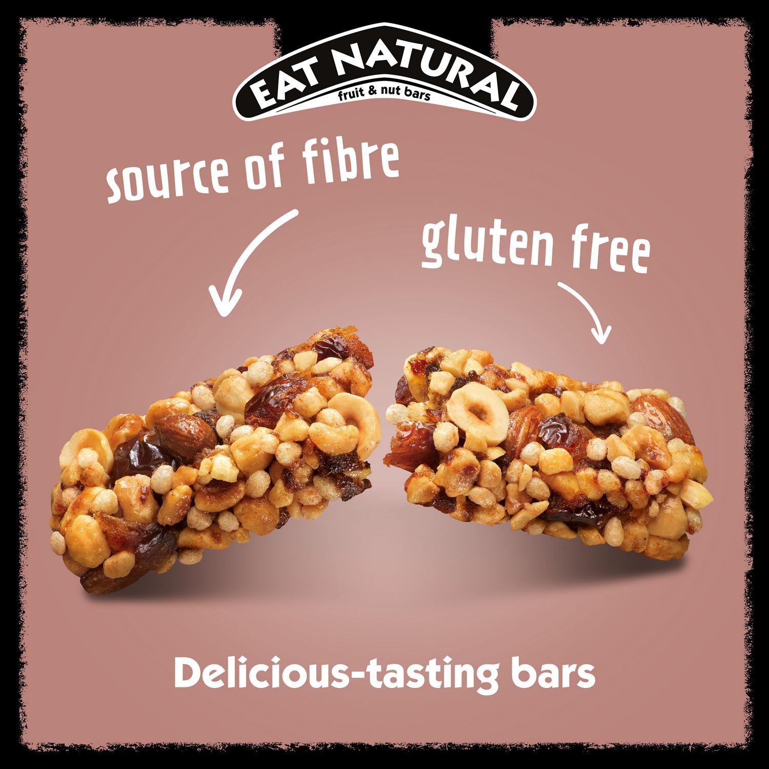 Hazelnut and Date Fruit and Nut Bar with Peanuts and Almonds 40g