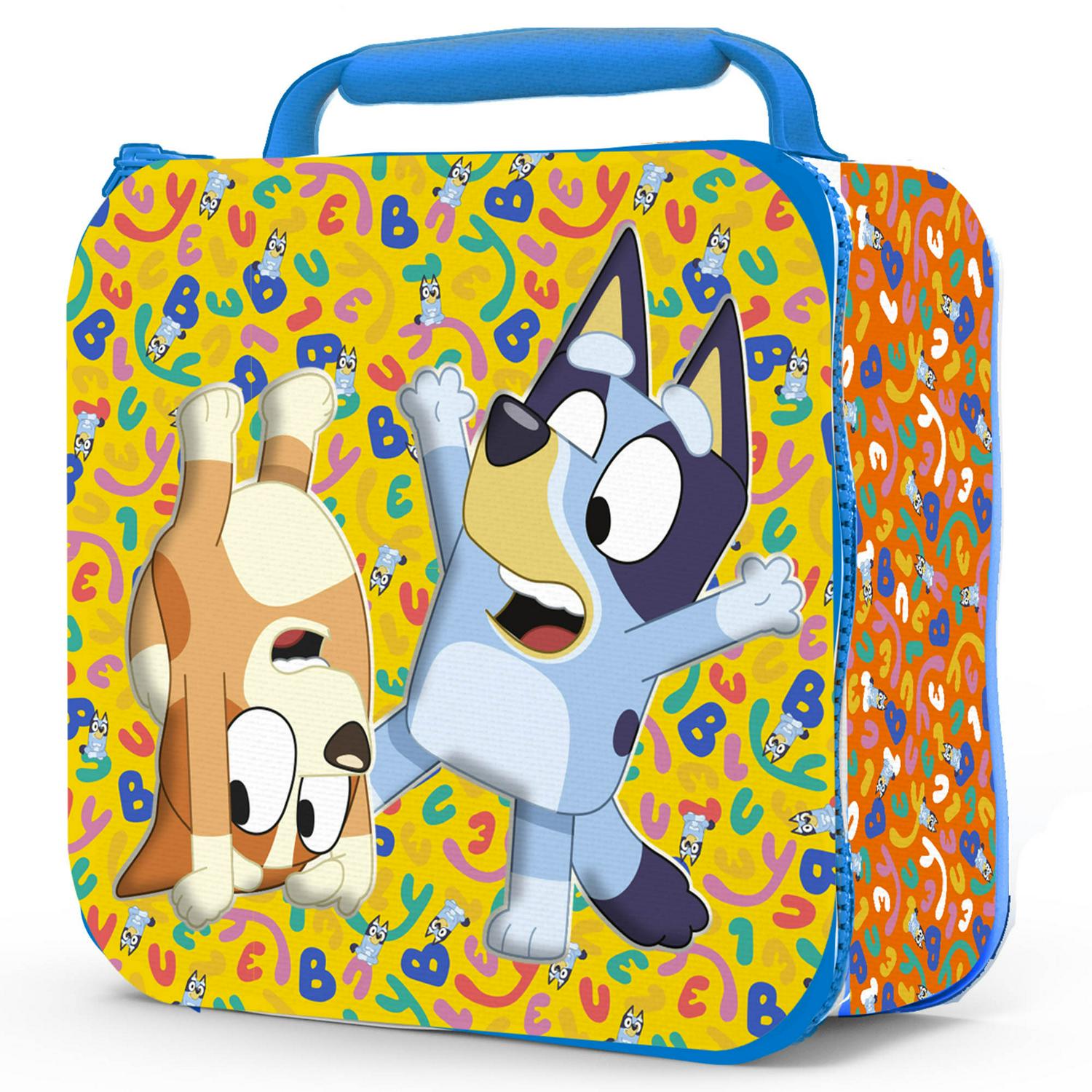 Bluey EVA 3D Insulated Lunch Bag Orange Blue - British product