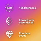 Lynx Peach Infusion Fine Fragrance Shower Gel Body Wash for Men 400ml