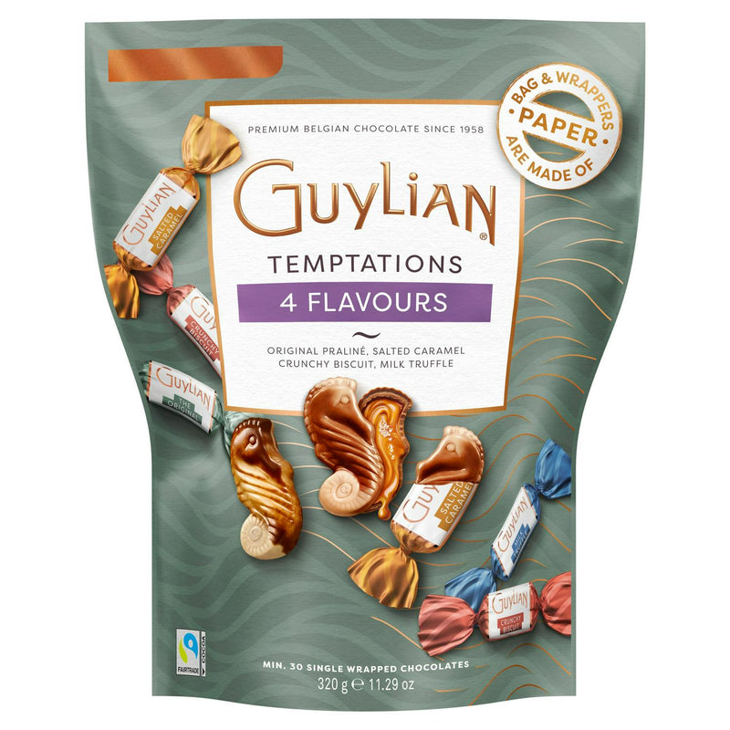 Guylian 4 Temptations Flavours Chocolate Selection 320g, UK version
