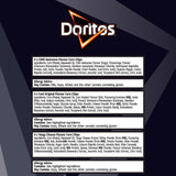 Doritos tortilla chips variety pack 12 x 30g - British product