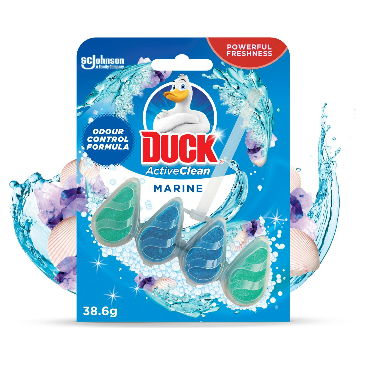 Marine-Scented Toilet Rim Block Single 38.6g