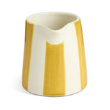 Habitat x Sanderson Handpainted Stripe Mustard Jug 180ml, UK version