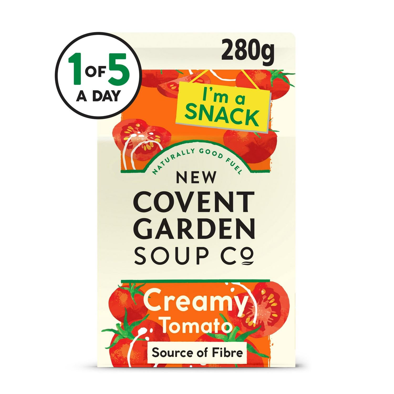 New Covent Garden Soup Co. Creamy Tomato 280g imported from the UK