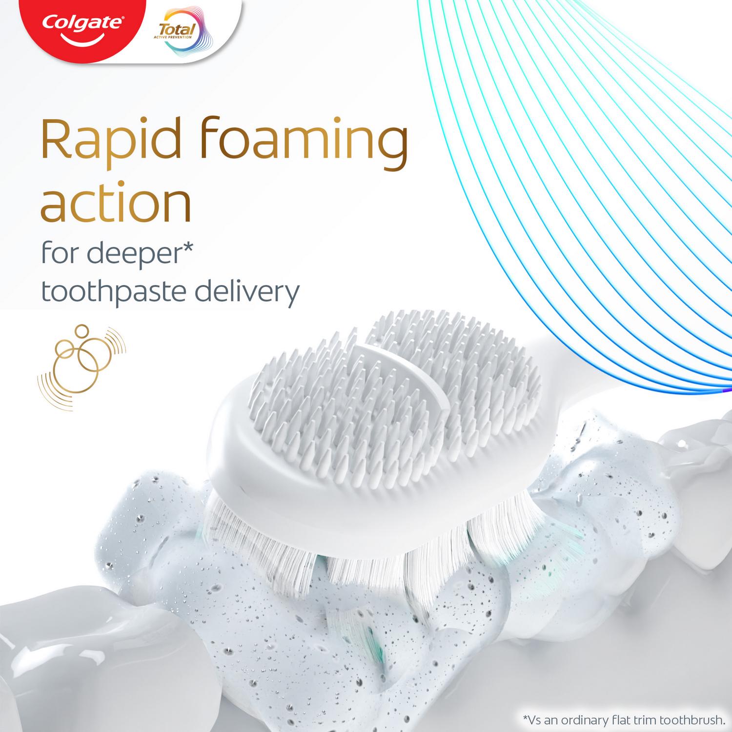 Colgate Total Foaming Clean Medium Manual Toothbrush - British product