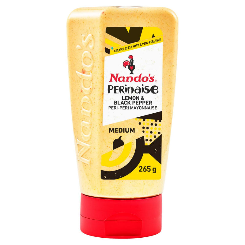Lemon & Black Pepper Peri Peri Mayonnaise 265g