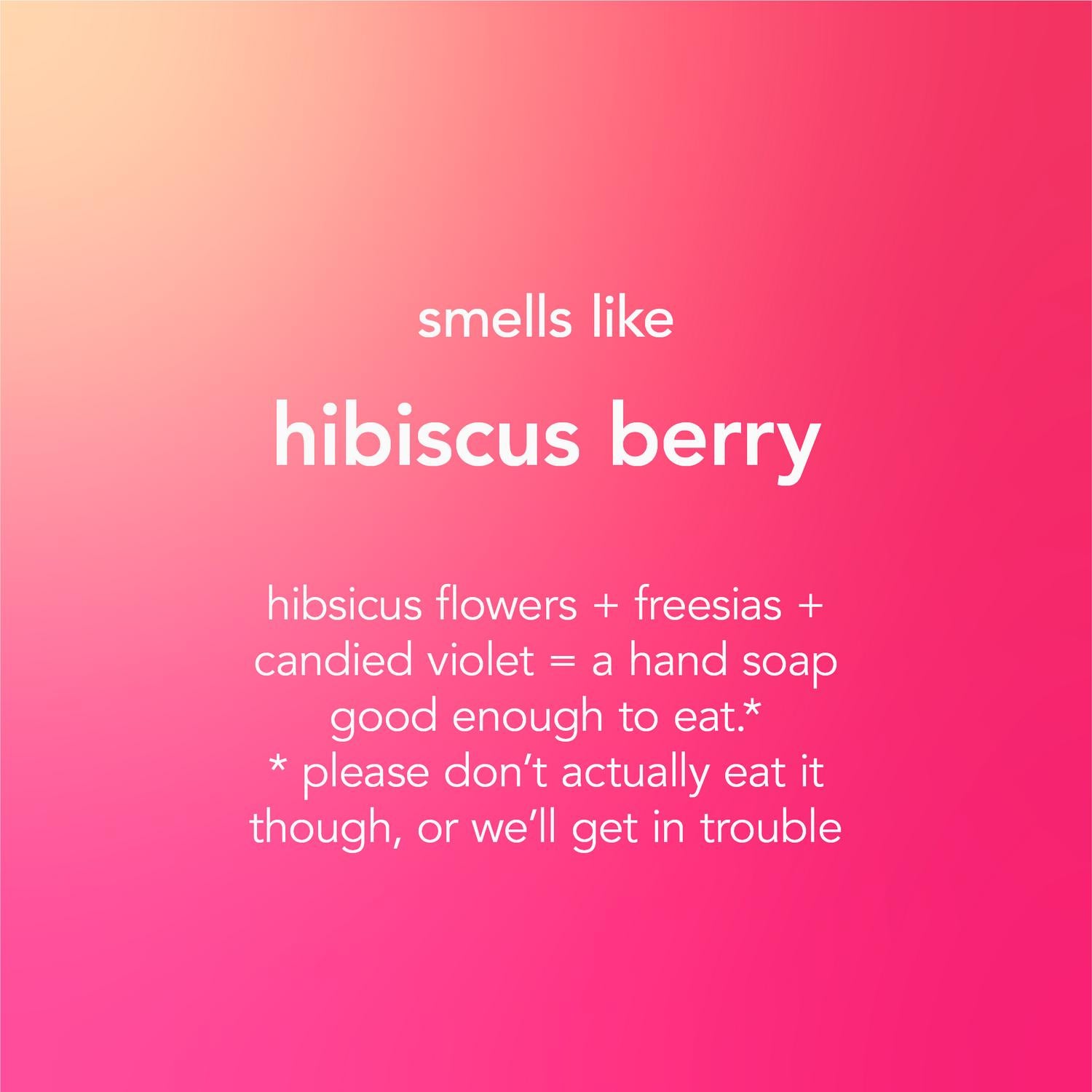 Method Hibiscus Berry Foam Hand Wash 300ml, imported from the UK
