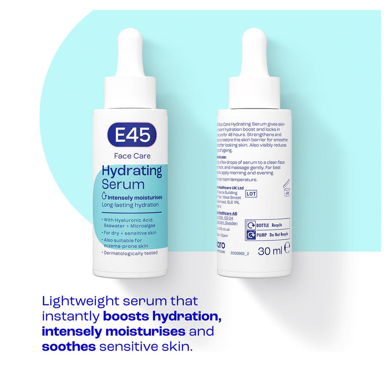 E45 Face Care Hydrating Serum 30ml - British product