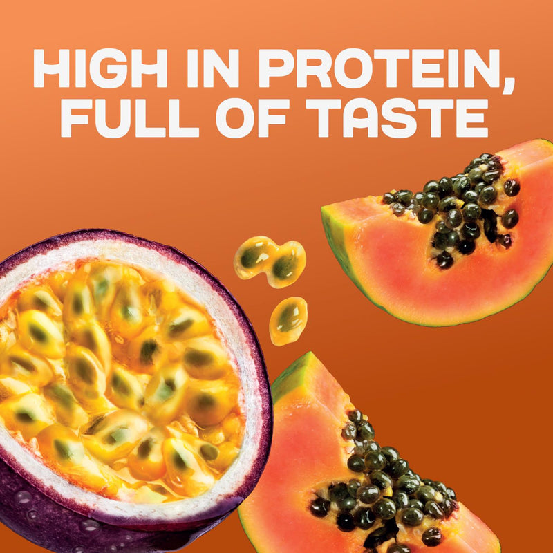 Arla passionfruit papaya yogurt 200g, UK version