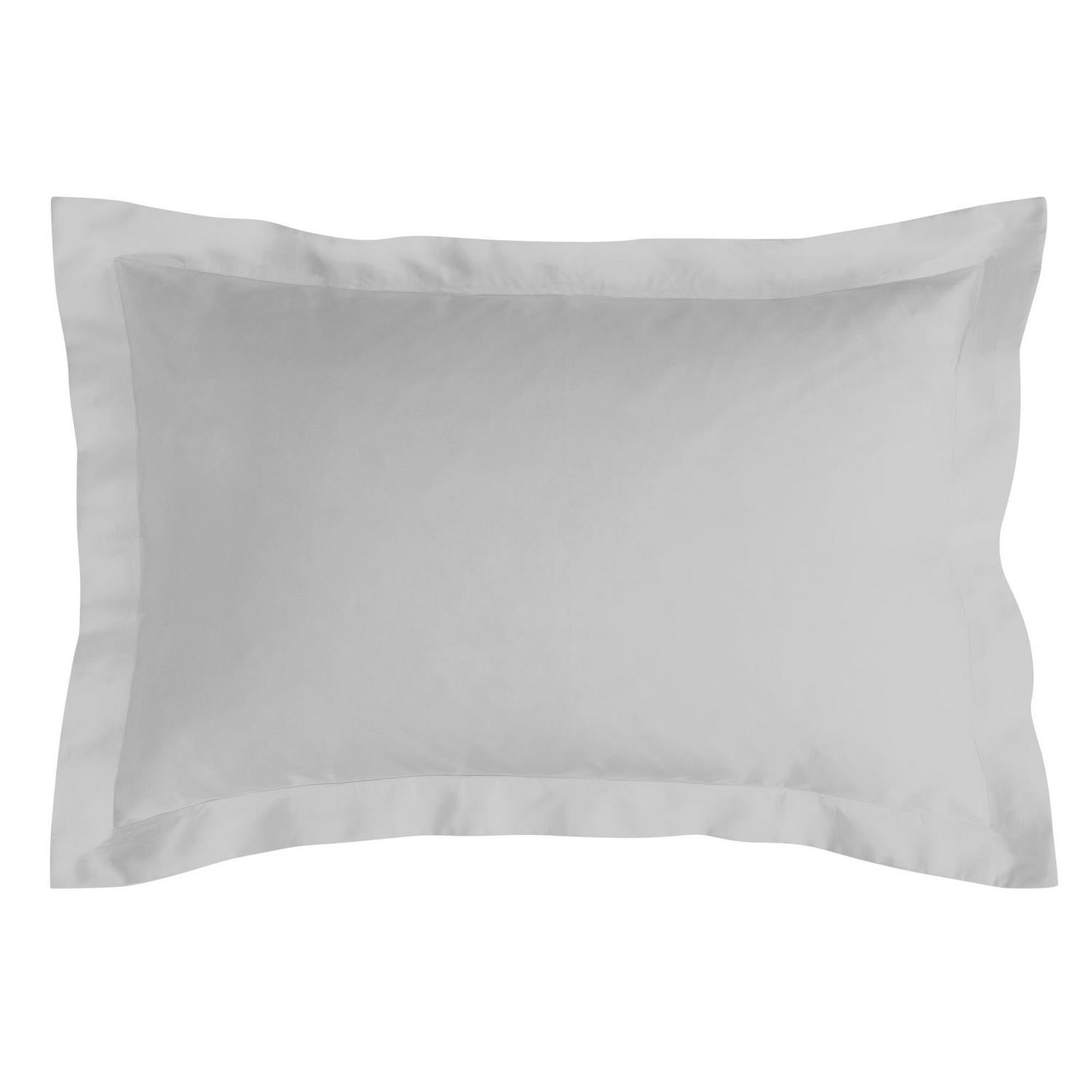 Sainsbury's Home cotton rich oxford pillowcase pair dove grey (British brand)