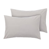 Sainsbury's Home Brushed Cotton Pillowcase Pair Dove Grey 75x50cm (British brand)