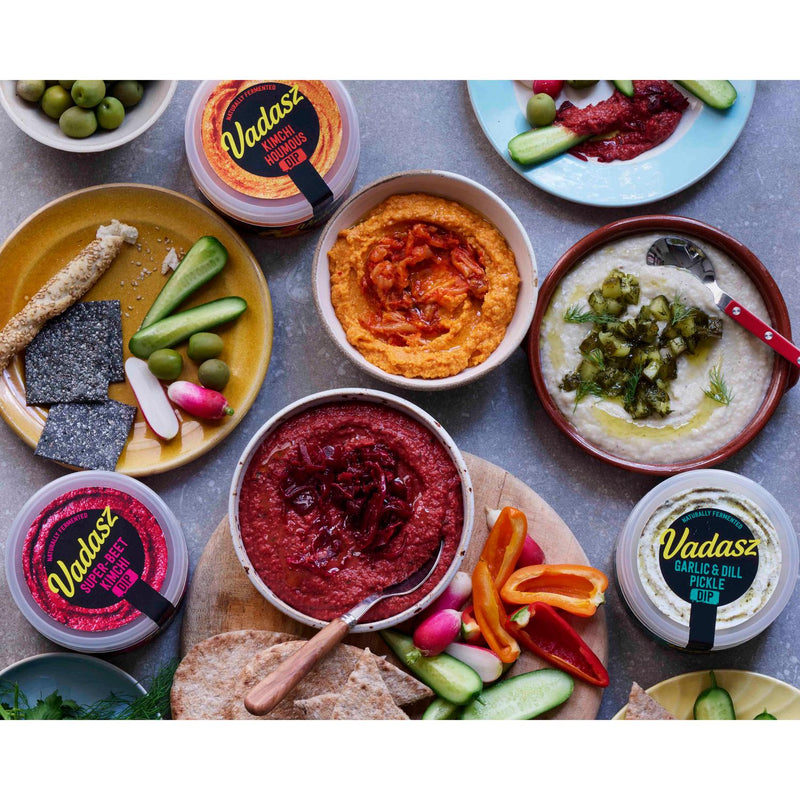 Fermented Kimchi Houmous Dip with Chickpeas and Seasoned Vegetables 200g