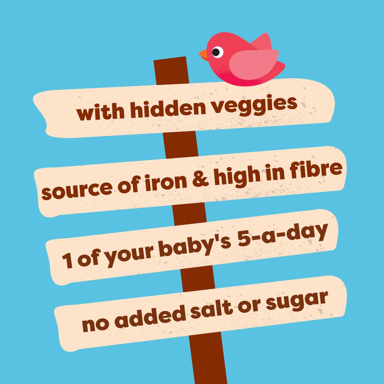Heinz Little Beans baby food hidden veggies 2x100g, imported from the UK