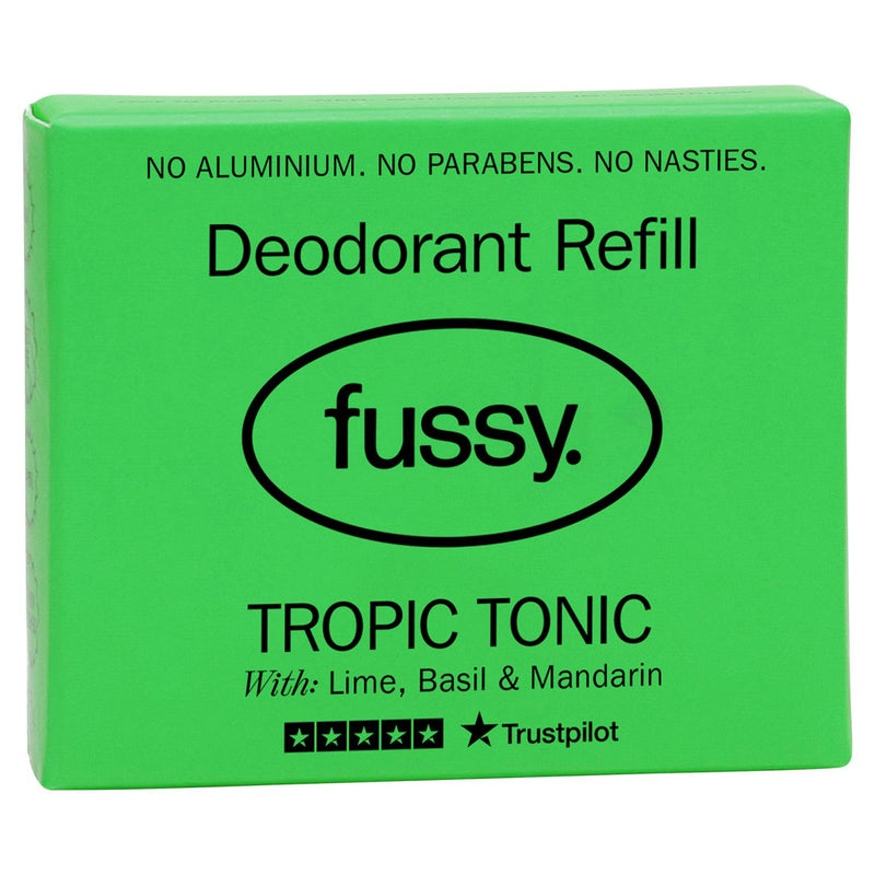 Fussy Tropic Tonic deodorant refill 40g - British product