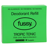 Fussy Tropic Tonic deodorant refill 40g - British product