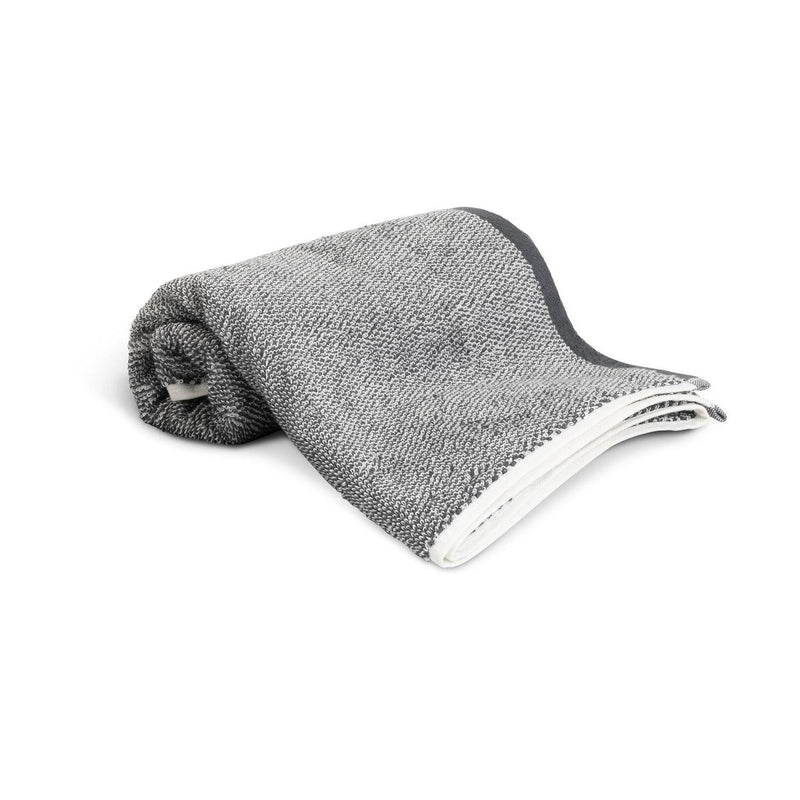 Habitat black marl towel made from cotton, UK version