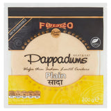 Fudco plain pappadums - British product