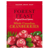 Forest Feast whole dried Canadian cranberries 170g pouch - British product